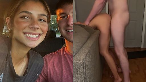 Bent Over The Couch and Got Smashed – Leaked Amateur Porn