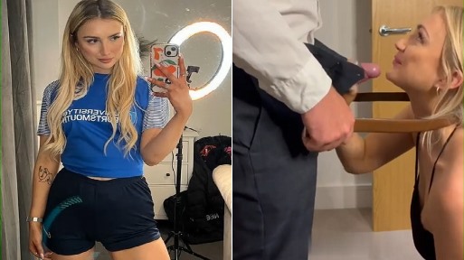 Blonde Slut From England – Leaked Sextape