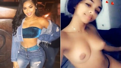 Black Brunette Bitch Snapchat Nude Selfies Leaked