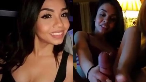 Brunette Slut Stroking Dick – Handjob Amateur Porn