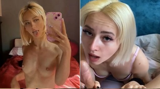 Girlfriend Blowjob Leak – Amateur Blonde Girl Sucking BF’s Dick