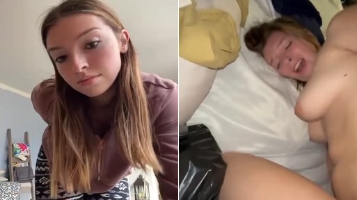 Leaked Amateur Porn – Handcuffed Tiktoker Slut Gets Fucked