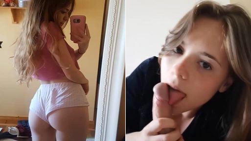 Amateur Porn – Petite Slut Gives Head and Swallows