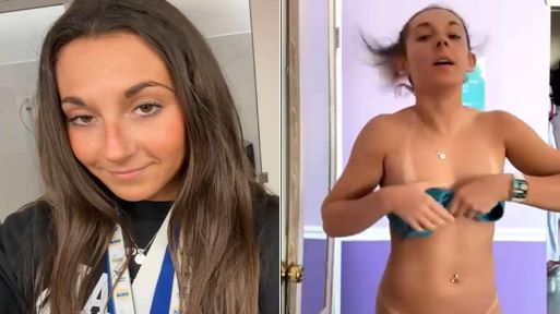 Snapchat Nude Girl Stripping, Masturbating and Peeing