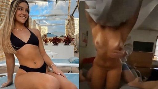 Threesome Amateur Porn – College Slut Sextape Leaked