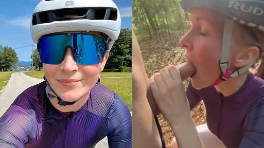Cyclist Girl Fucked in The Middle of Nowhere