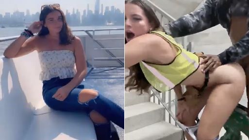 Sexy Hoe Fucked in The Staircase