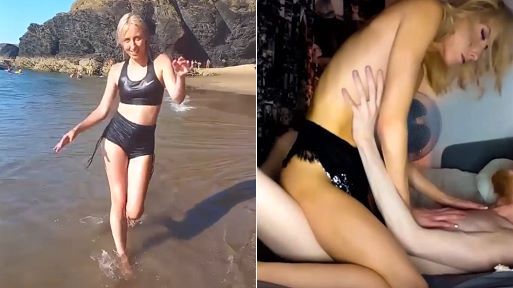 Skinny Amateur Porn – Blonde Slut Sex Video