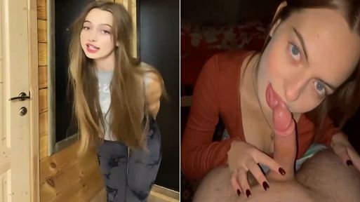 Sloppy Blowjob From Russian Titktok Girl