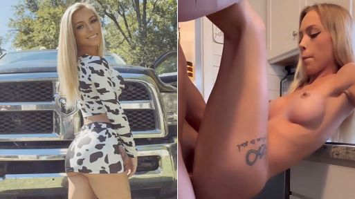 Spinner Get Fucked in The Kitchen – Amateur Porn