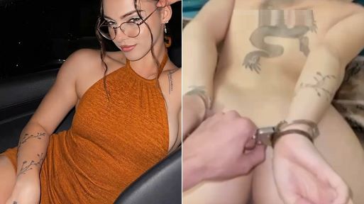 Amateur Fit Girl with Back Tattoo and Big Ass Gets Fucked