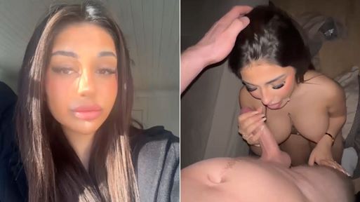 Brunette Slut on Her Knees – Amateur Blowjob Porn