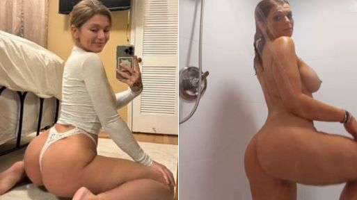 Leaked Nude Clips – Big Butt Slut Showing Her Ass, Pussy & Tits