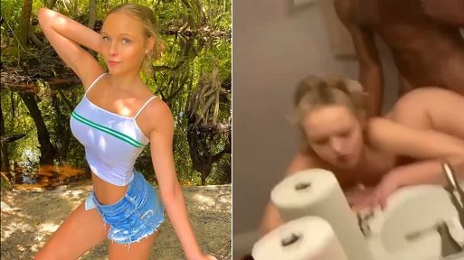 She Gets Clapped in The Bathroom – Snap Porn