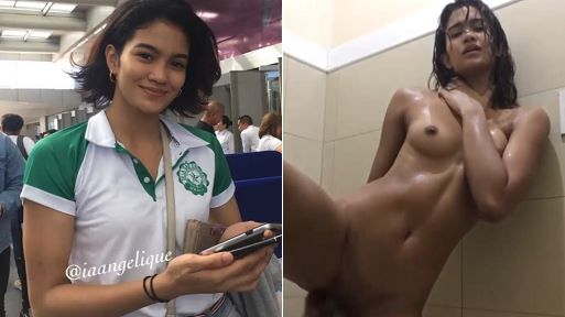 Celebrity Leak – Horny Volleyball Player Masturbating in The Sower