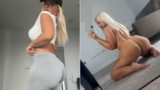Leaked Tiktoker – Big Butt Tiktok Girl Showing Her Huge Phat Ass & Twerking