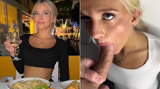 Blonde Girl Porn – Sexy Slut Leaked Sextape & Takes Cum in Her Mouth