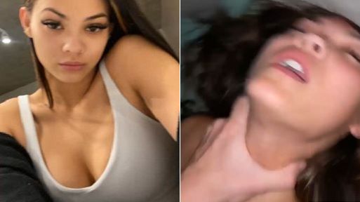Snapchat Porn Leaks – Horny Cheating Brunette Gets Smashed