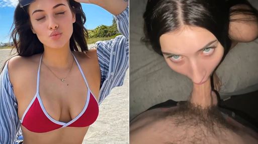 Amateur Porn – Sexy Green Eyes Brunette Babe Sextape Leaked