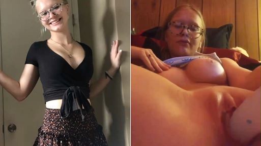 Nerdy 18+ Snapchat Teen Slut With Glasses Masturbation Nude Leaks