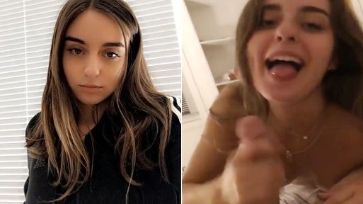 Snapchat Porn Clips of Cute Girl Sucking and Fucking