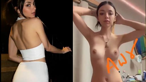 Amateur Hot Brunette Masturbates and Exposes Herself Full Nude