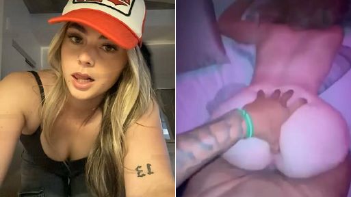 White Bitch Gets Plowed in Snapchat Interracial Porn Videos