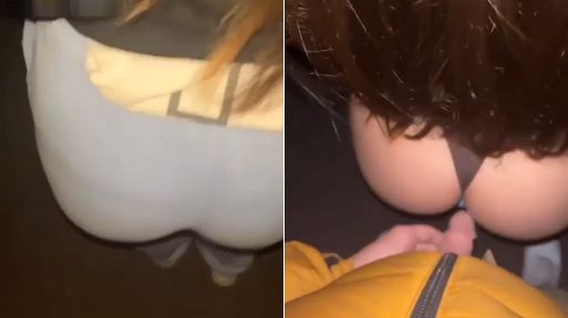 French Slut Gets Fucked Outdoors at Night – Outside Amateur Porn