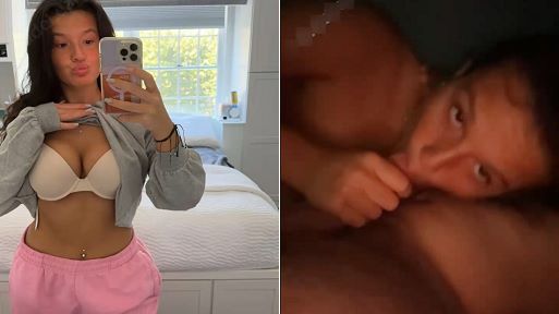 Snapchat Porn – Busty Girl Being Filmed Sucking and Fucking