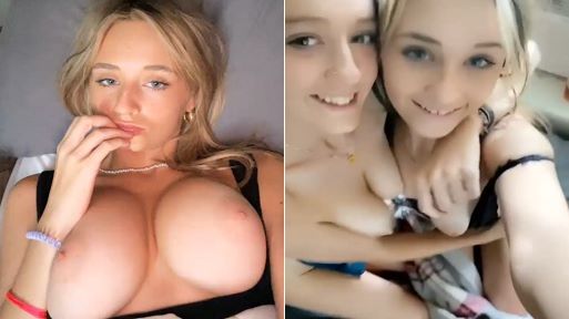 Two Slutty Friends Taking Titties Out and Playing – Snap Nudes