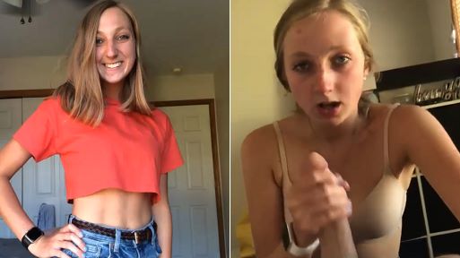 Girlfriend in Bra Only Gives Blowjob – Amateur Porn