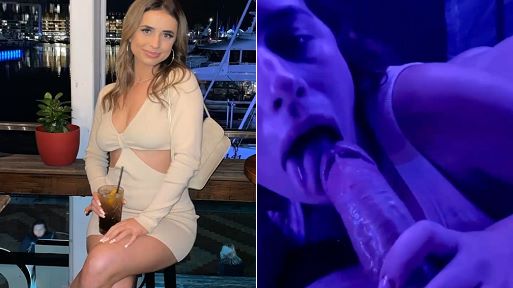 Amateur Sexy Milf Gives Blowjob Inside a Tent on a Camping Trip