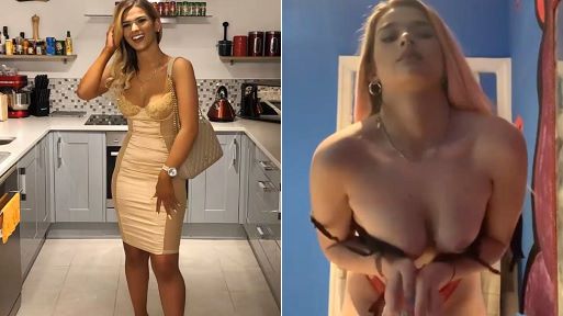 Amateur Striptease – Sexy Blonde Milf Gets Naked and Shows Her Holes