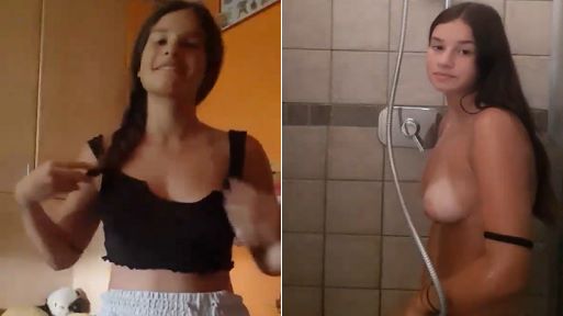 Amateur Teen Nude Clips in Her Room and in Shower