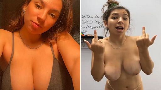 Big Boobs Snapchat Nudes – Freaky Slut with Big Tits Leaked