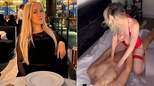 Blonde Girl in Red Lingerie Amateur Porn Gets Leaked