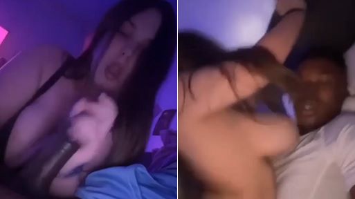 Chubby White Girl Sucking and Riding BBC – Amateur Interracial Porn