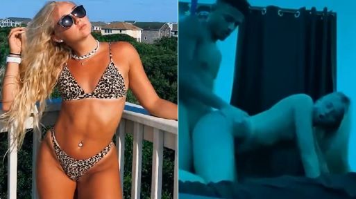 Horny Blonde Girl Gets Smashed and Rides Dick – Interracial Amateur Porn