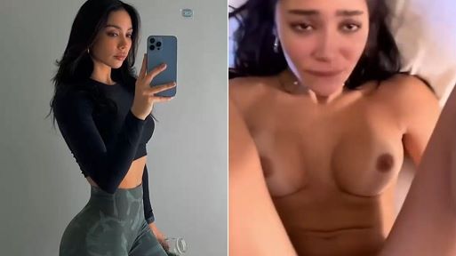 Horny Hot Brunette Slut Leaked Sucking Dick and Getting Plowed