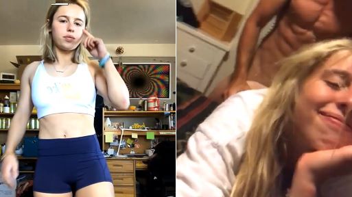 Petite Blonde Girl Snapchat XXX Clips