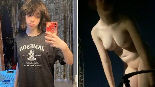 She Gets Naked Outside at Night – Amateur Nudes