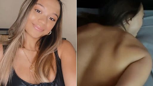 Snapchat Sex – Black Girl Gets Fucked and Takes Cum on Her Ass