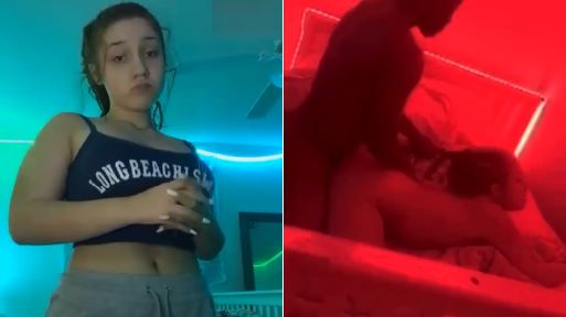 Threesome Amateur Porn – Tiktok Teen Fucks with Two Classmates