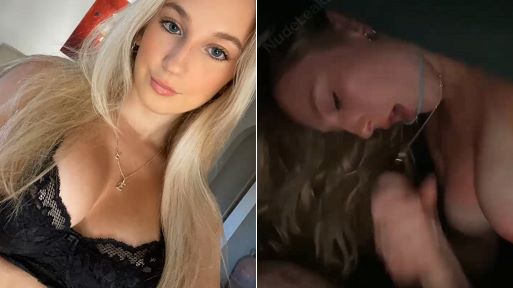 Young Blonde Girl with Sexy Figure Sucks Dick and Gets Plowed – Snapchat Porn