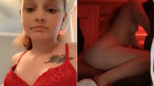 Young White Girl in Interracial Snapchat Cowgirl Sex