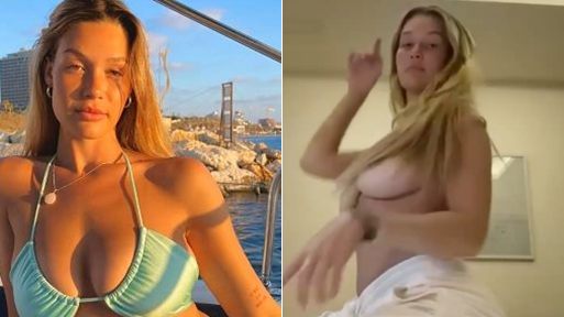 Amateur Busty Babe Stripping Naked Leaked