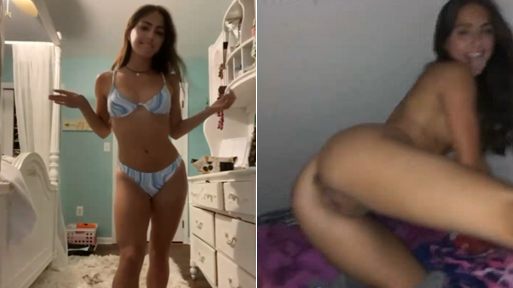 Horny Teen Leaked Bouncing on Dick