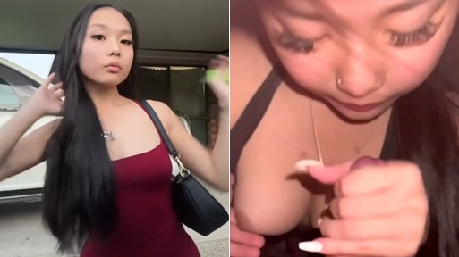 Petite Asian Hoe Handling Business