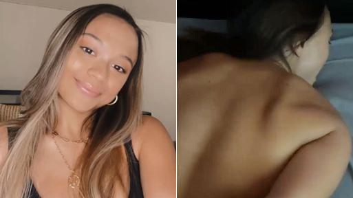 Black Girl Takes Cum on her Ass